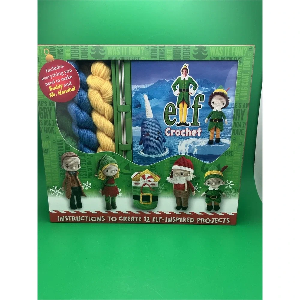 Elf Crochet, Complete Set to Make 12‎ Elf-Inspired Gifts. BRAND NEW